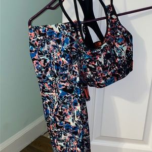 Under armor sports bra and matching leggings